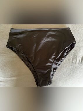 PINK Victoria's Secret High-Waist Bikini Bottoms - Black